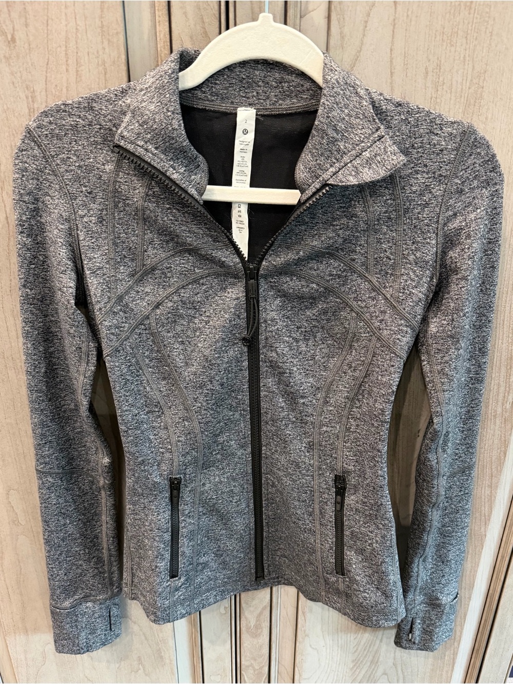 Lululemon Define Jacket Heathered Gray Jacket - Size 2